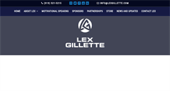 Desktop Screenshot of lexgillette.com